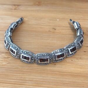 $122  Elegant Estate Bracelet  44 Grams of 825 Silver  Only Marked 825